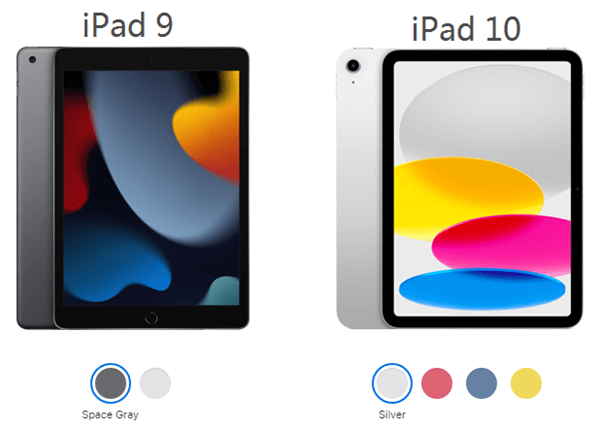 iPad 9 vs 10