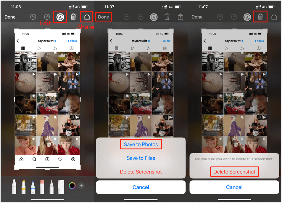 How to Screenshot on iPhone SE 2022/2020/2016