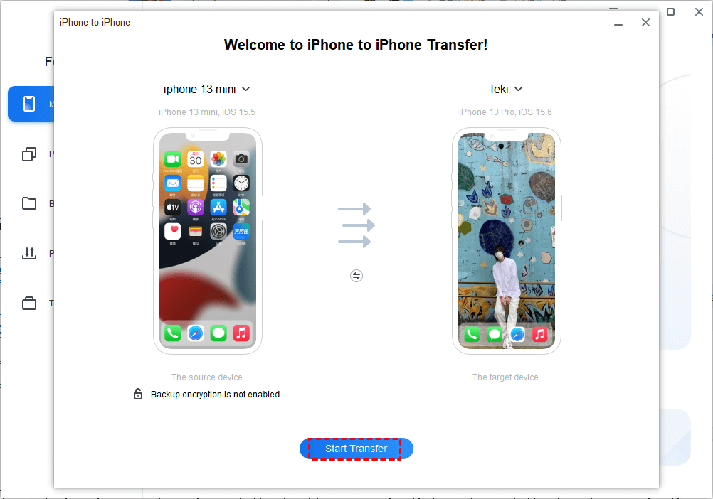 Transfer Everything from One iPhone to Another