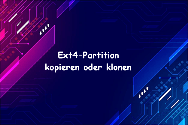 Ext4-Partition kopieren