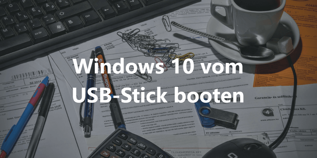 Wie man Windows von USB-Stick booten? Methoden)