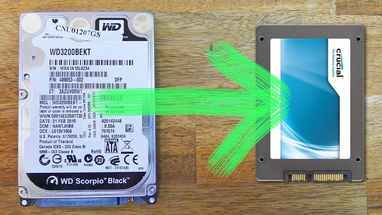 HDD suf SSD klonen