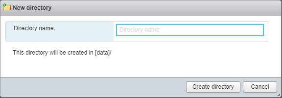 Create directory