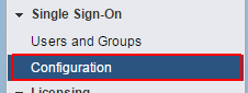 vCenter Single Sign-On Configuration