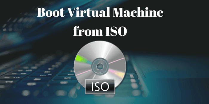 boot vm from iso