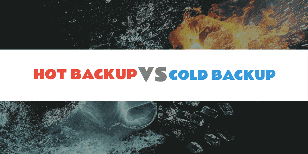 hot backup vs cold backup