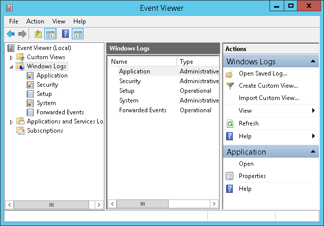 open-the-event-viewer