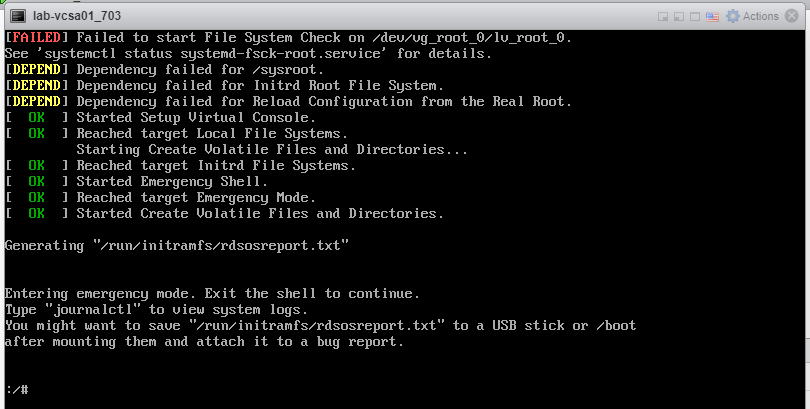 os-boot-in-emergency-mode