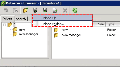 VMware ESXi transfer files to VM
