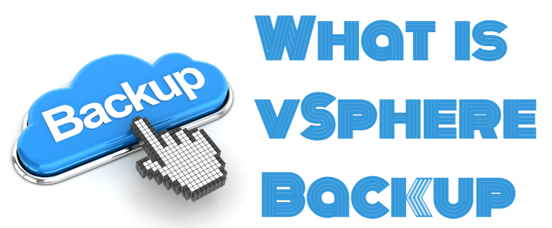 What is vSphere backup