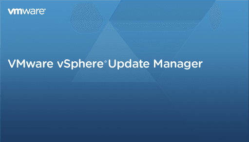 vSphere update manager