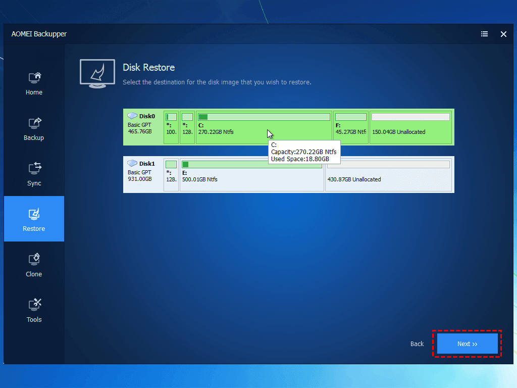 Select New SSD