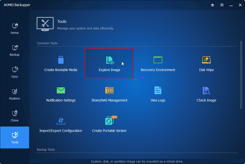 How to Create a System Image Backup with AOMEI Backupper?