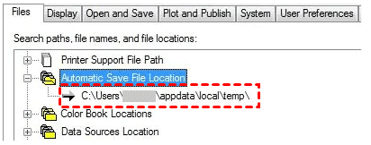 AutoCAD Folder Location