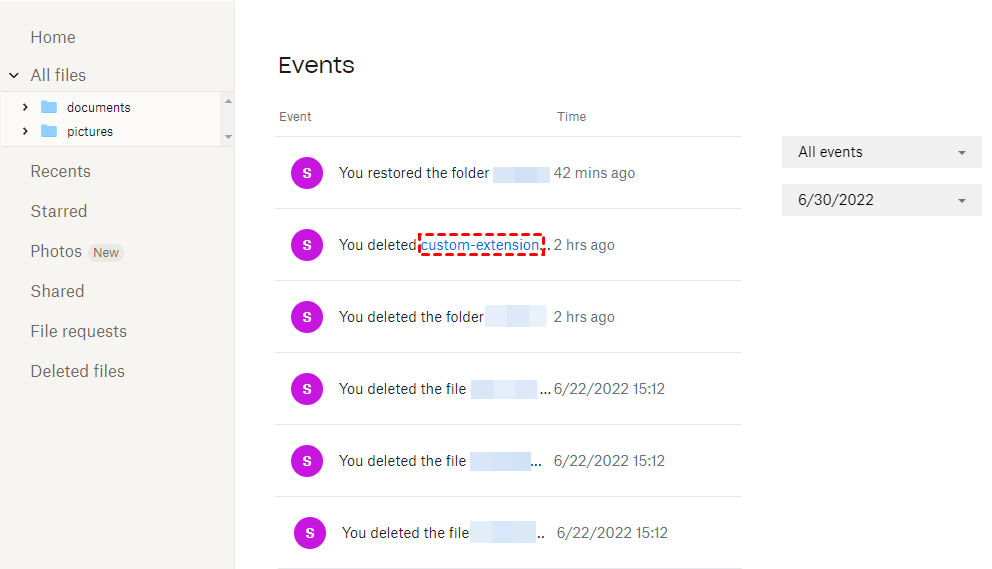 events-click-deleted-folder