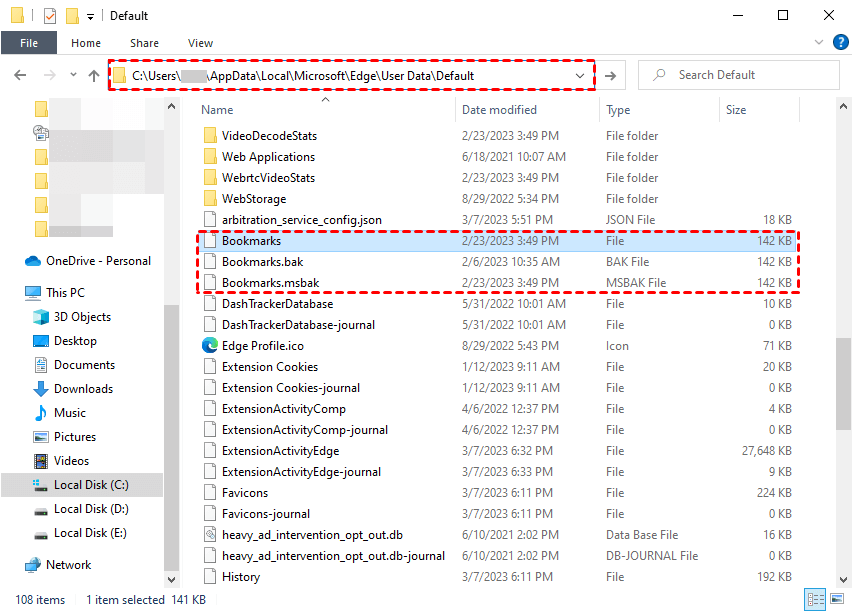 Recover Your Lost Favorites on Internet Explorer in Win 10