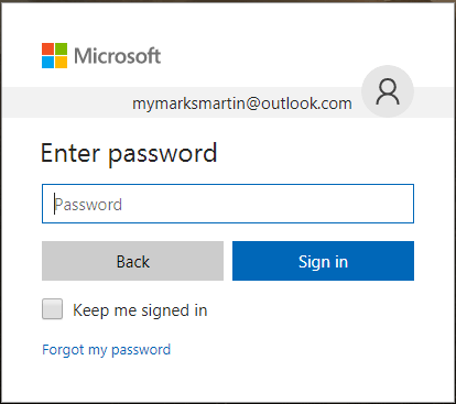 Forget My Password