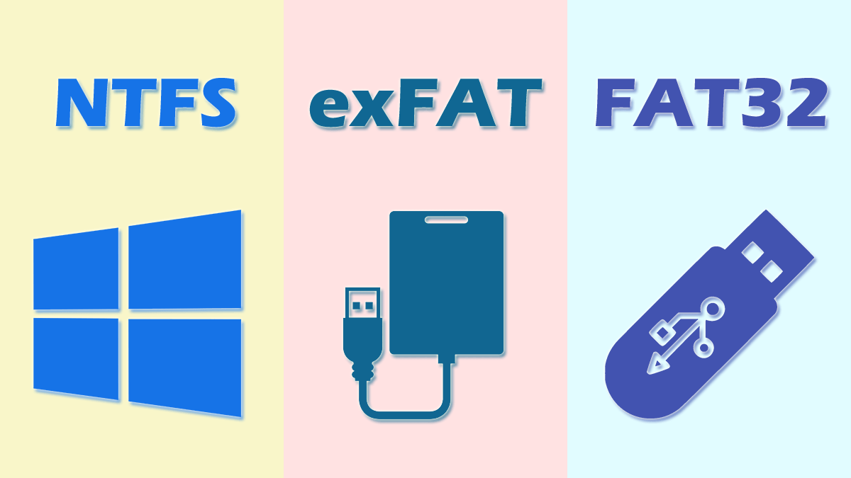 ntfs-vs-exfat-vs-fat32