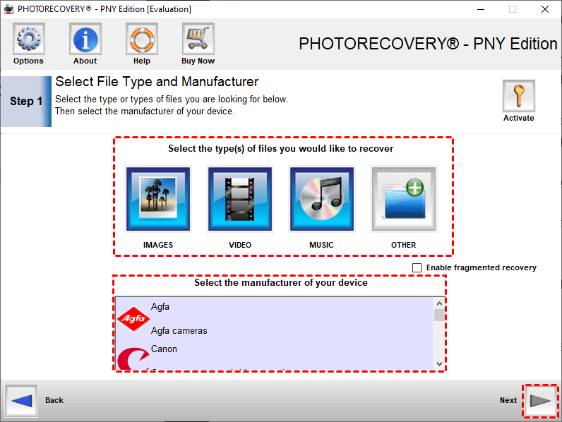 select-file-type-and-manufacturer