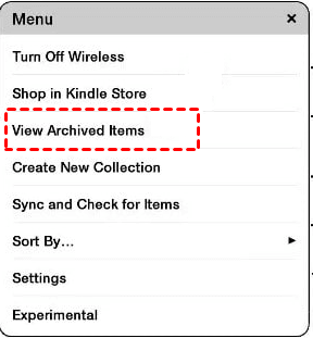 View Archived Items