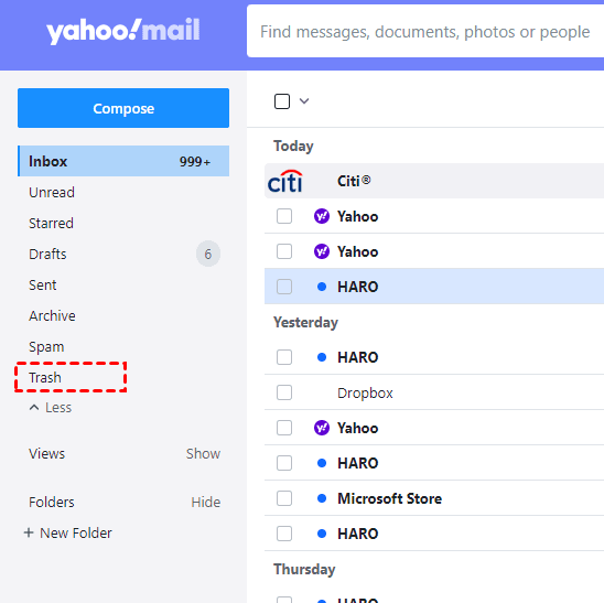 3 Way] How to Recover Deleted Emails from Yahoo