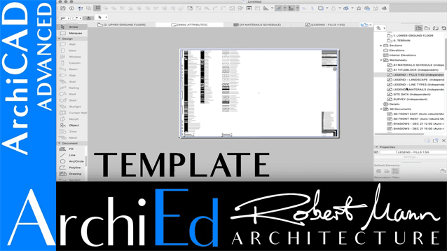 ArchiCAD TPL File