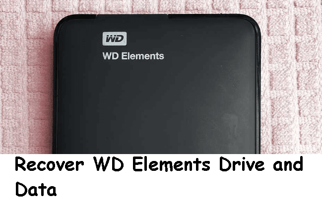 Recover WD Elements Drive