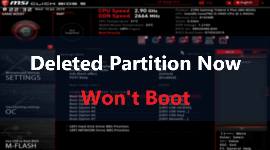 deleted-partition-now-wont-boot