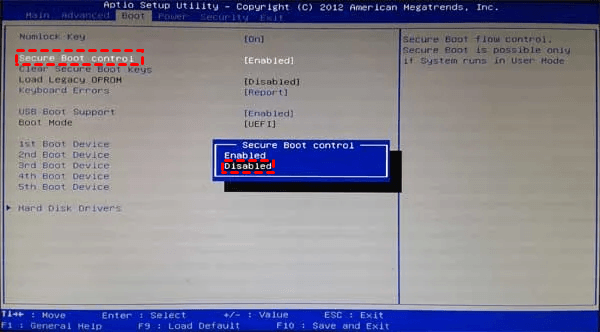disable-secure-boot