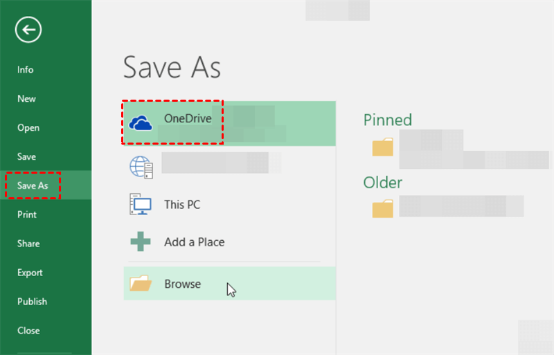 excel-save-as-onedrive