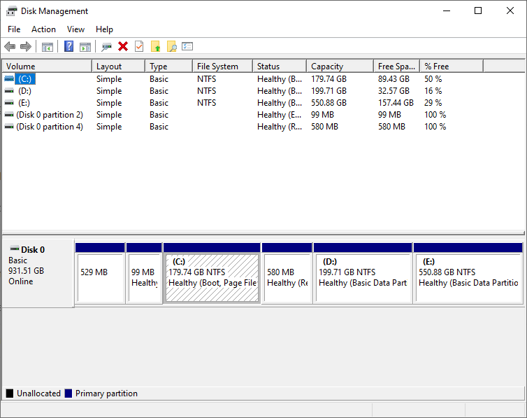 partitions-in-disk-management
