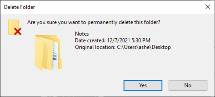 Permanently Deleted Files