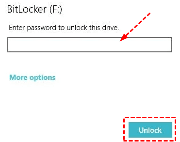 Unlock Bitlocker Password