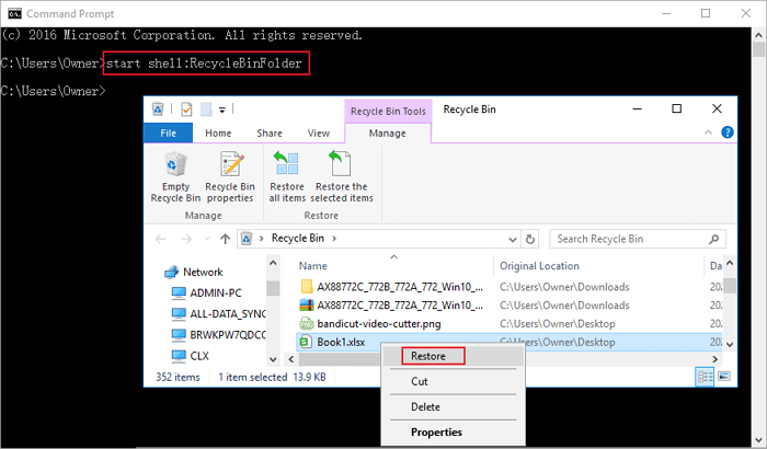 Recover Deleted Files With CMD Prompt