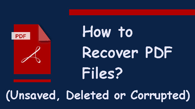 Recover PDF Files