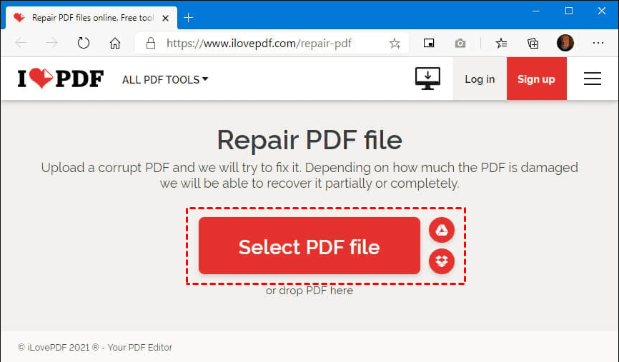 Select PDF File