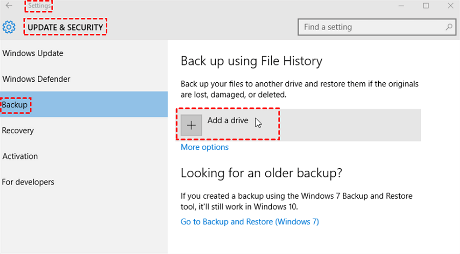 screenshot/en/data-recovery-disk/windows/settings-update-security-backup-add-a-drive.