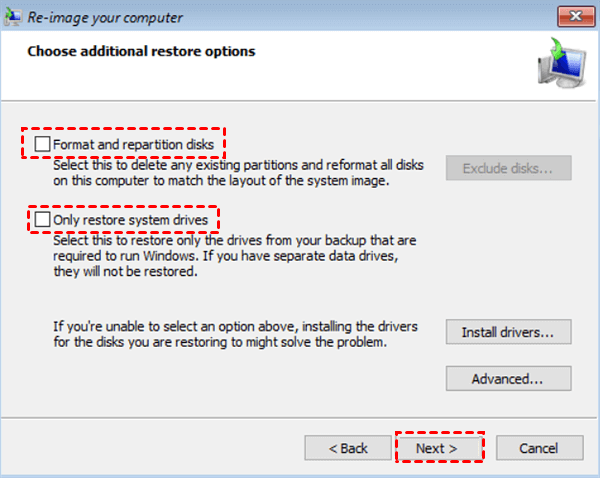 system-image-choose-additional-restore-options-next