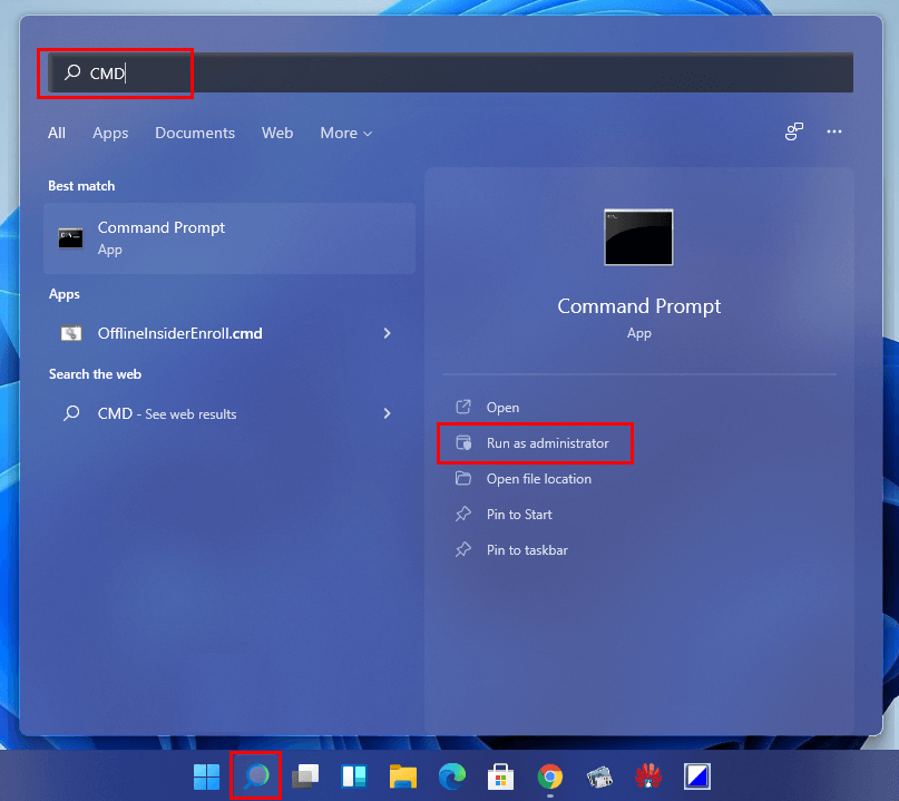 Command Prompt Windows 11 