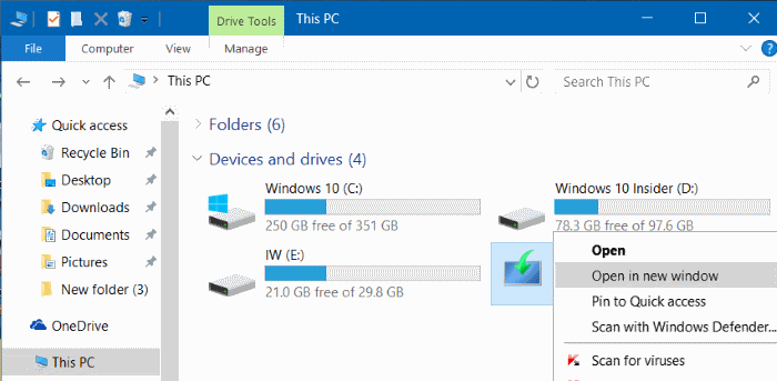 Upgrade Windows from USB