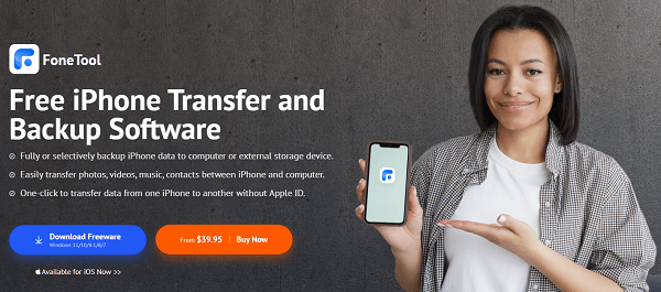 Free iPhone Connect to PC Software – FoneTool