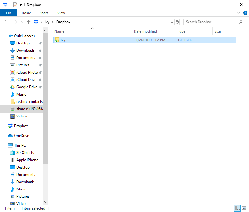 Use Dropbox Folder to Backup Data on Computer