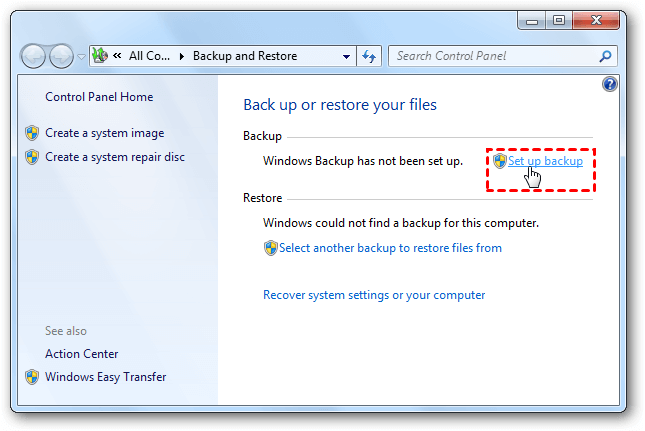 Windows 7 Backup and Restore
