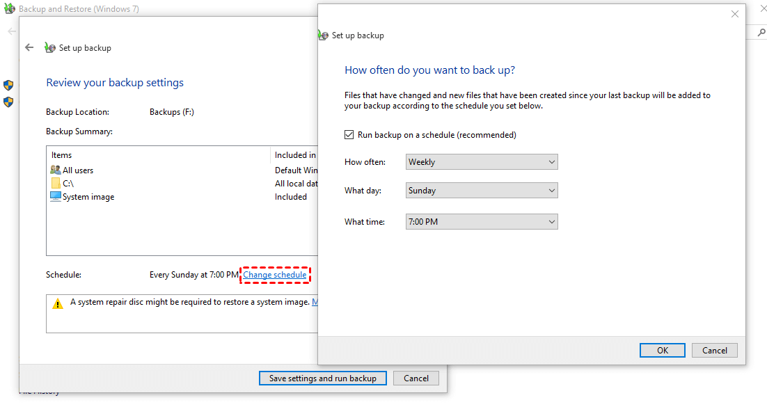 Ongeautoriseerd cocaïne Bot Schedule Automatic File Backup in Windows 10 (3 Ways)
