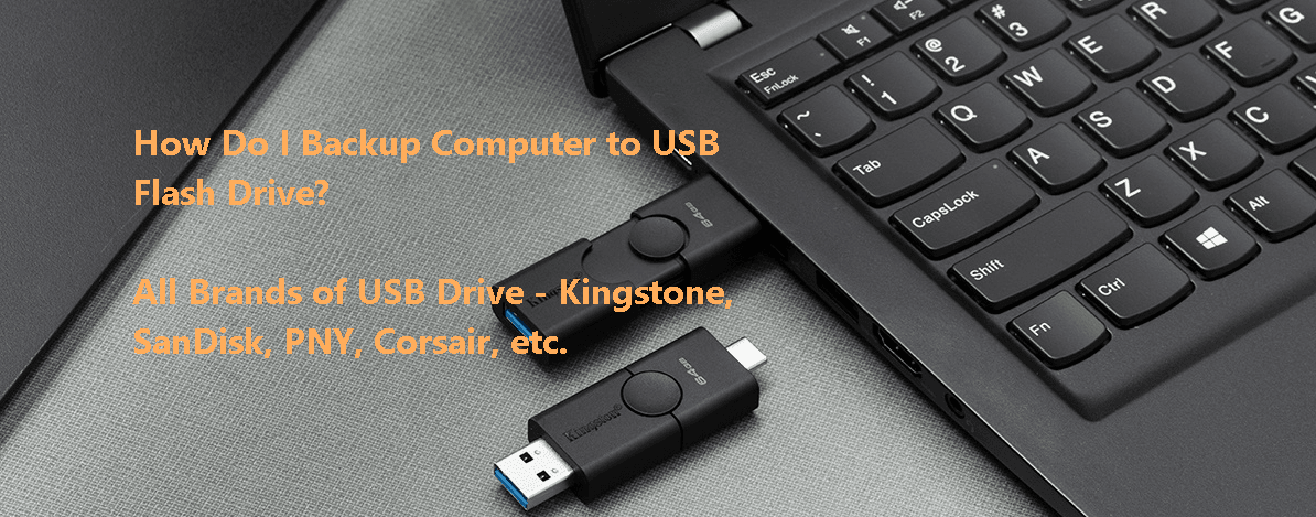 Can I backup to a flash drive?