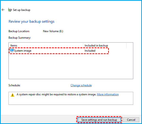 How Do You Mirror Image Backup in Windows 10/8/7?