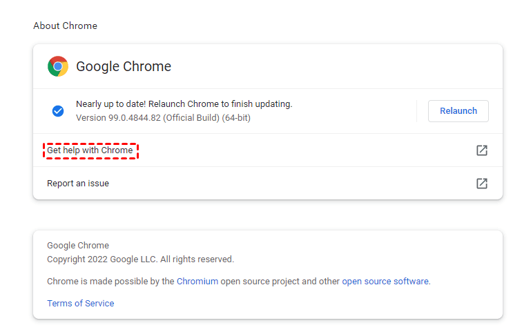 Google Chrome Help