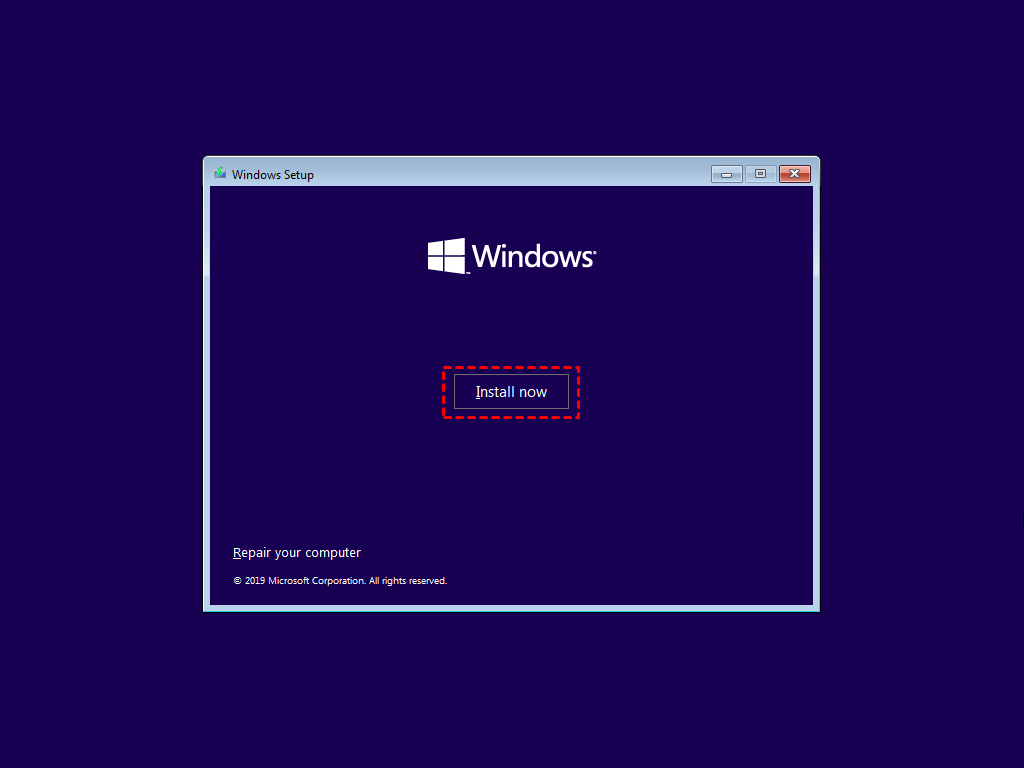 Clean Install Windows 10