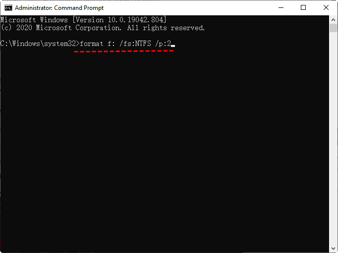 Format Hard Drive Command Prompt