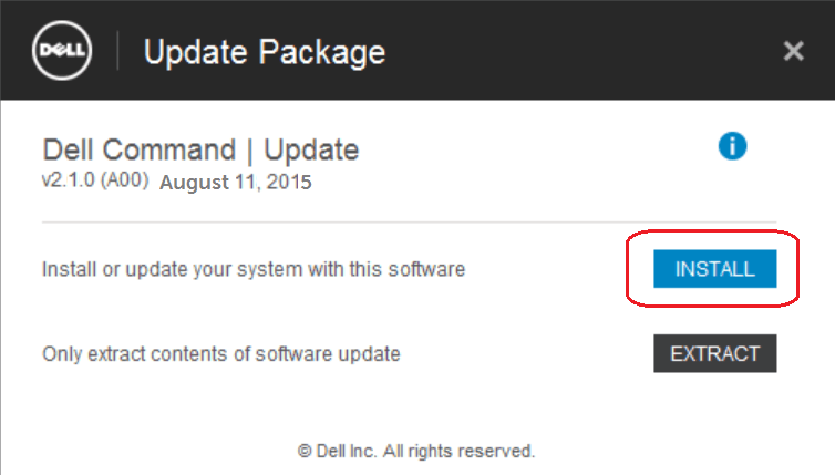 Install Update Packagae